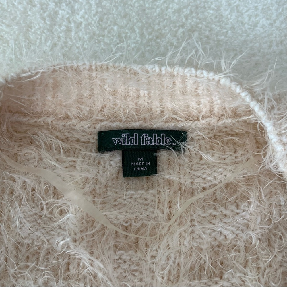 Wild Fable Cream Fuzzy Cardigan - Picture 12 of 12